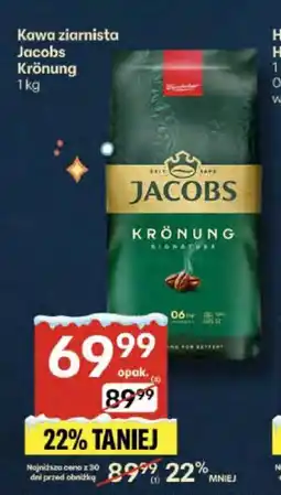 Delikatesy Centrum Kawa ziarnista Jacobs Krönung 1 kg oferta
