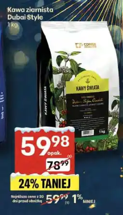Delikatesy Centrum Kawa ziarnista Dubai Style 1 kg oferta