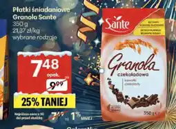 Delikatesy Centrum Płatki śniadaniowe Granola Sante oferta