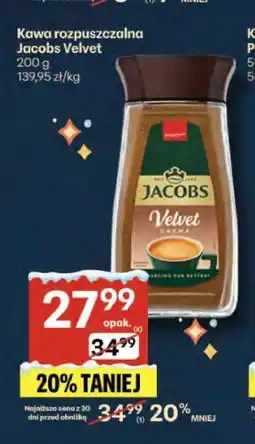 Delikatesy Centrum Kawa rozpuszczalna Jacobs Velvet 200 g oferta
