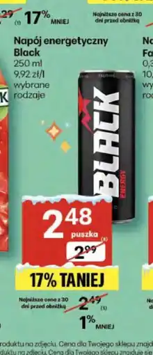 Delikatesy Centrum Napój energetyczny Black 250 ml oferta