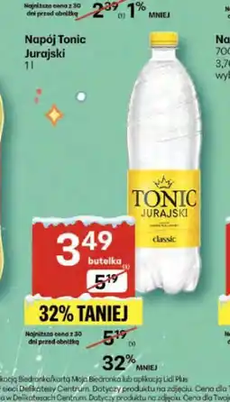 Delikatesy Centrum Napój Tonic Jurajski oferta