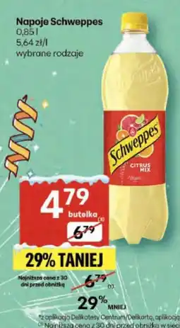 Delikatesy Centrum Napój Schweppes oferta