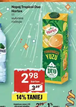 Delikatesy Centrum Napój Tropical Duo Hortex 1l oferta