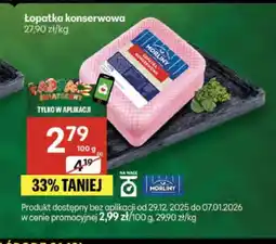Delikatesy Centrum Łopatka konserwowa Morliny oferta