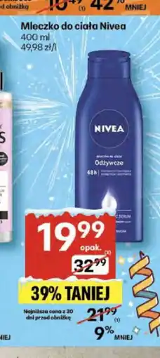 Delikatesy Centrum Nivea Mleczko do ciała 400 ml oferta