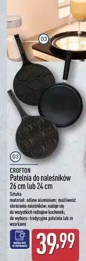 ALDI Patelnia do naleśników 26 cm Crofton oferta