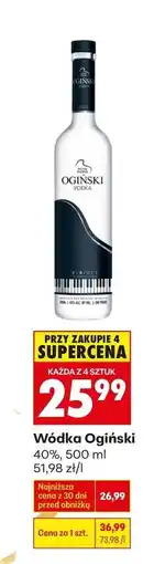 Biedronka Wódka Ogiński Vodka oferta