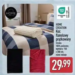 ALDI Koc flanelowy 150 x 200 cm Home Creation oferta
