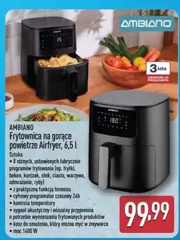ALDI Frytkownica air fryer 1400 w Ambiano oferta
