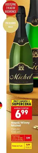Biedronka Wino słodkie Michelangelo Bianco Sparkling oferta