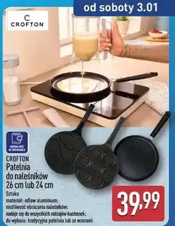 ALDI Patelnia do nalesników 24 cm Crofton oferta