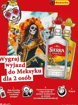Biedronka Tequila Sierra Silver oferta