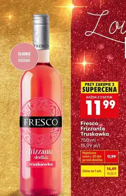Biedronka Wino truskawkowe Fresco Frizzante Rose oferta