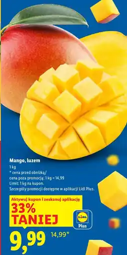 Lidl Mango luzem oferta