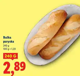 Lidl Bułka paryska oferta