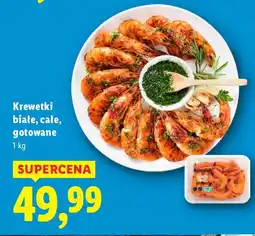 Lidl Krewetki mrożone Ocean Sea białe Vannamei różne rodzaje oferta