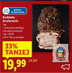 Lidl Karkówka do pieczenia gotowe do pieczenia oferta