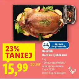 Lidl Kaczka z jabłkami Rzeźnik gotowe do pieczenia oferta
