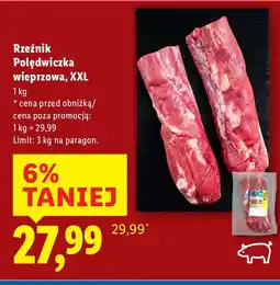 Lidl Polędwiczka wieprzowa XXL Rzeźnik oferta