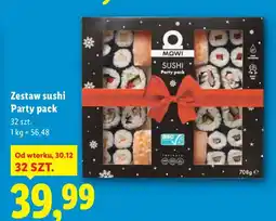 Lidl Zestaw sushi Party pack oferta
