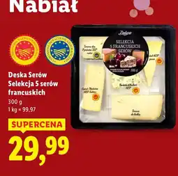 Lidl Ser Deska Serów Selekcja 5 serów francuskich oferta