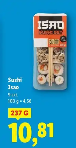 Lidl Sushi wrap z krewetką lub łososiem oferta