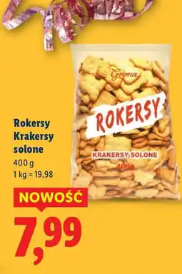 Lidl Krakersy Rokersy Krakersy solone oferta