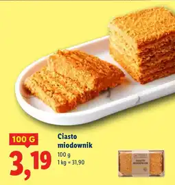 Lidl Ciasto miodownik oferta