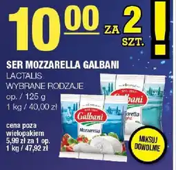 Spar Ser Mozzarella Galbani Lactalis wybrane rodzaje oferta