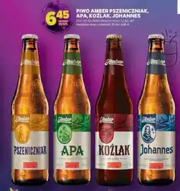 Stokrotka Market Piwo Amber Pszeniczniak, APA, Kozlak, Johannes oferta