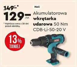 Biedronka Akumulatorowa wkrętarka udarowa 50 Nm CDB-Li-50-20 V oferta