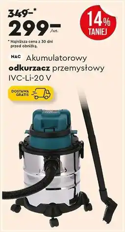 Biedronka Akumulatorowy odkurzacz przemysłowy IVC-Li-20 V oferta
