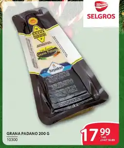 Selgros Grana padano oferta