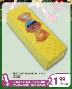 Selgros Ser złoty mazur oferta