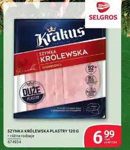 Selgros Szynka królewska plastry oferta