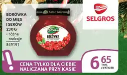 Selgros Borówka do mięs i serów oferta