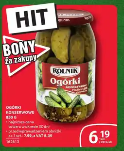 Selgros Ogórki konserwowe oferta