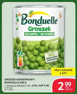 Selgros Groszek konserwowy bonduelle oferta