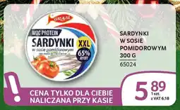 Selgros Sardynki w sosie pomidorowym oferta