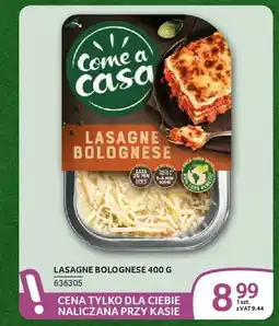 Selgros Lasagne bolognese oferta