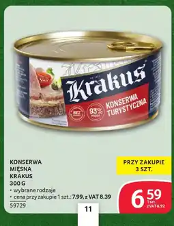 Selgros Konserwa mięsna krakus oferta