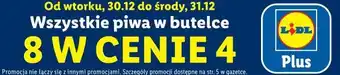 Lidl Wszystkie piwa w butelce oferta