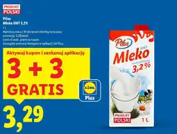 Lidl Pilos Mleko UHT 3,2% 1L oferta