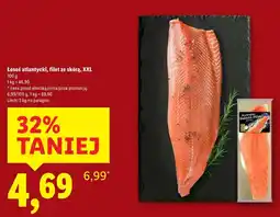Lidl Łosoś atlantycki, filet ze skórą, XXL oferta