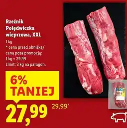 Lidl Polędwiczka wieprzowa, XXL oferta