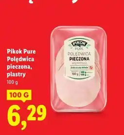 Lidl Pikok Pure Polędwica pieczona, plastry 100g oferta