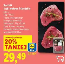 Lidl Steki wołowe irlandzkie oferta