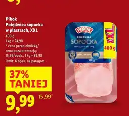 Lidl Pikok Polędwica sopocka w plastrach, XXL 400g oferta