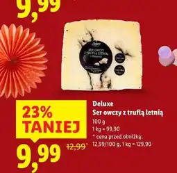 Lidl Deluxe Ser owczy z truflą letnią oferta